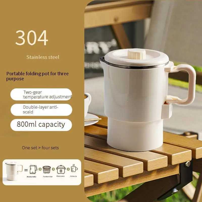 Folding Kettle Travel Portable Kettle Stainless Steel Electric Water Cup Mini C251125