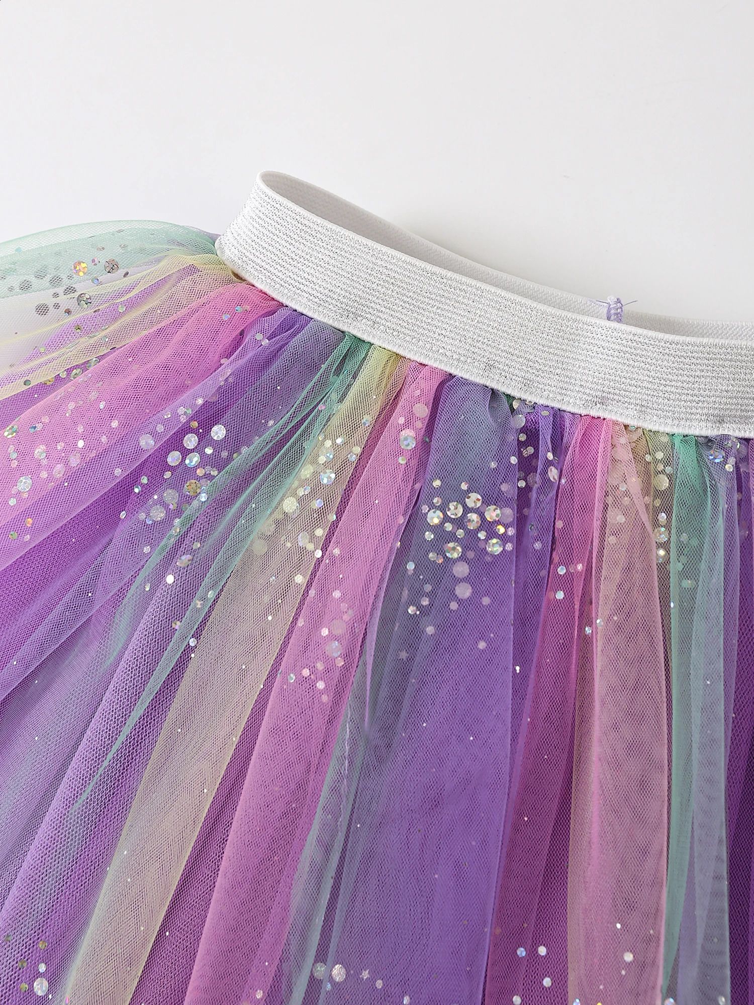 Baby fluffy skateboarding princess ballet dance chiffon mesh skateboarding childrens skateboarding cute girl costume Pettiskart skateboarding 250424CJ