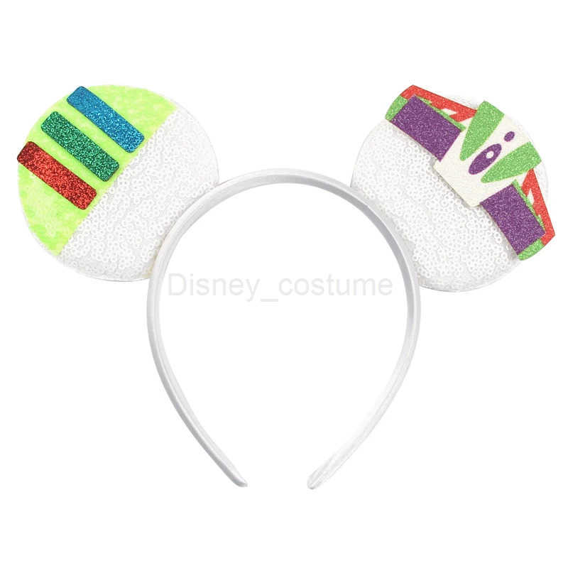 Disney 2024 Disney Festival Party Role Playing Mouse Ear Headband 3.3 Ear Flash Hair DIY Cartoon Hair Accessories for Boys and Girls X250425