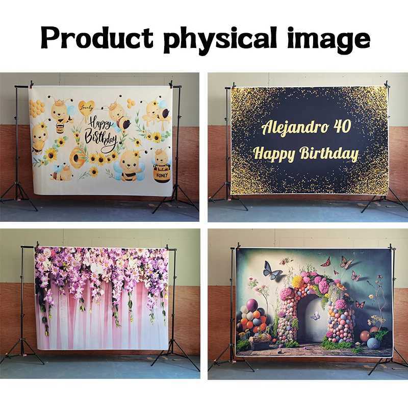 Photography Background Boho Floral Arches Pampas Balloon Adult Birthday Wedding Maternity Portrait Decor Backdrop Photo StudioM251125