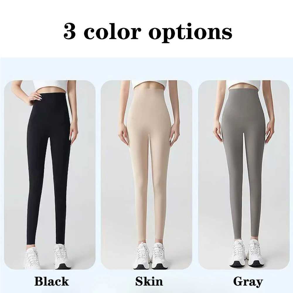Sexy long legs ultra-thin elastic long legs summer ultra-thin sunscreen underwear tight fitting womens high waisted yoga pants newC250425