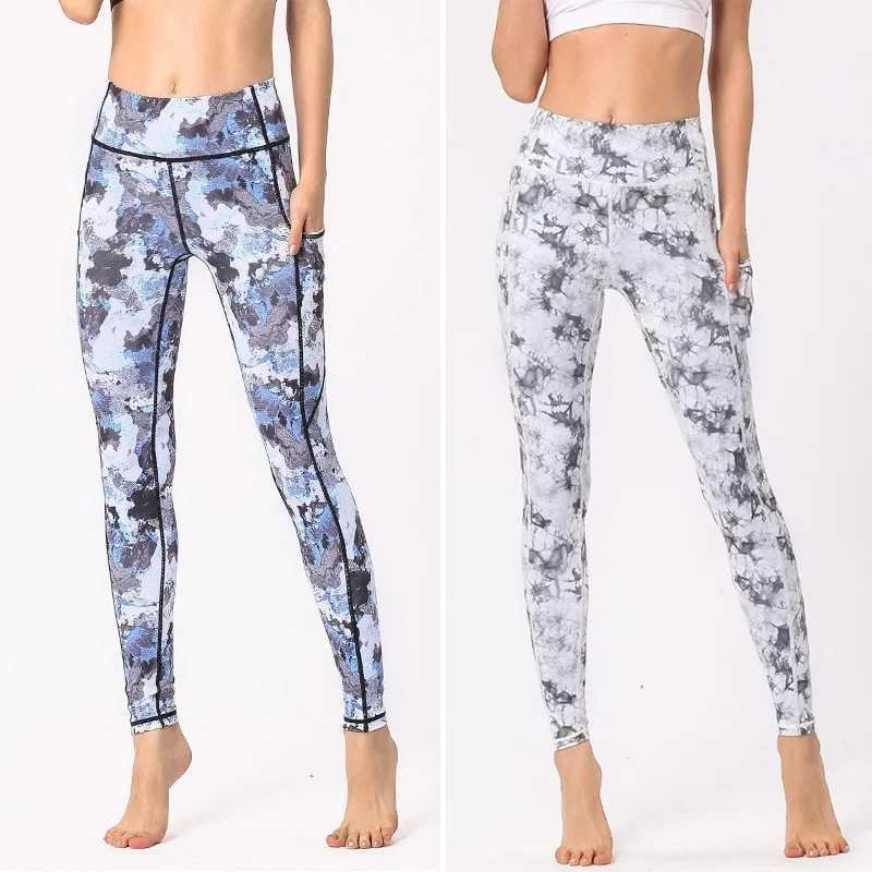 Cloud Hide Yoga Pants Sports Camouflage Legs Womens High Waist Coach Long Tight Fitness Gym Running Trouser Exercise Plus Size XLC250425