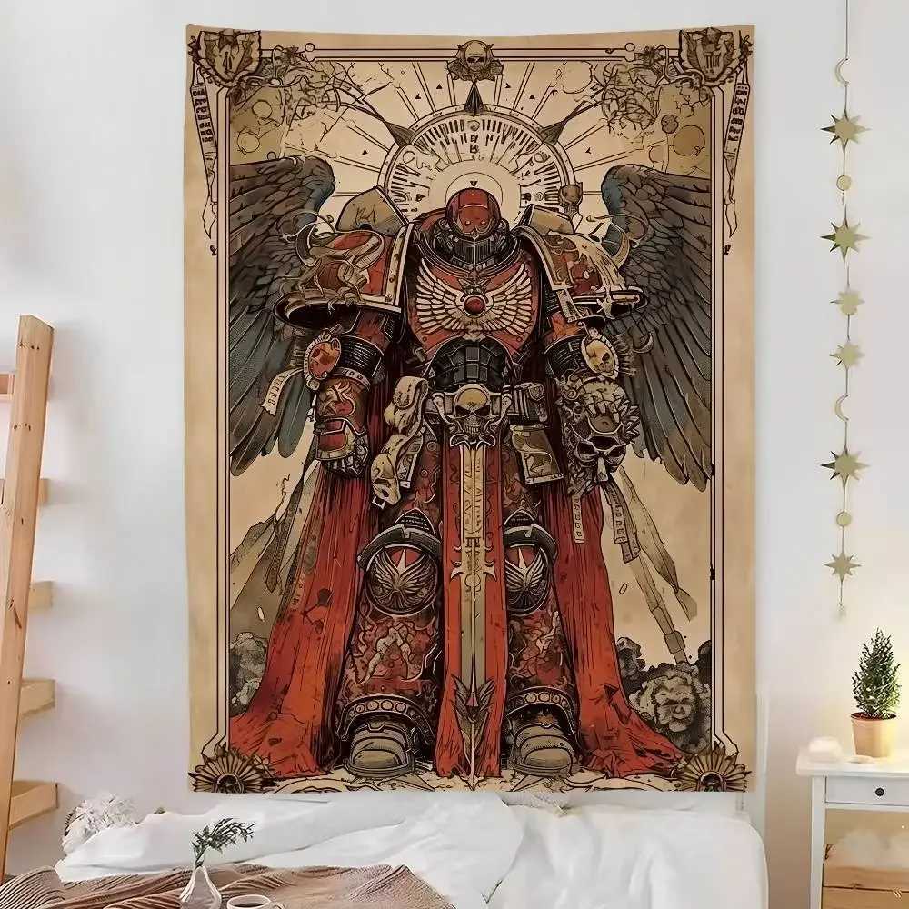Game T-Total War W-WARHAMMER Tapestry Bedroom Living Bar Garden Outdoor Microfiber festival Decoration Background Art BannerM251125