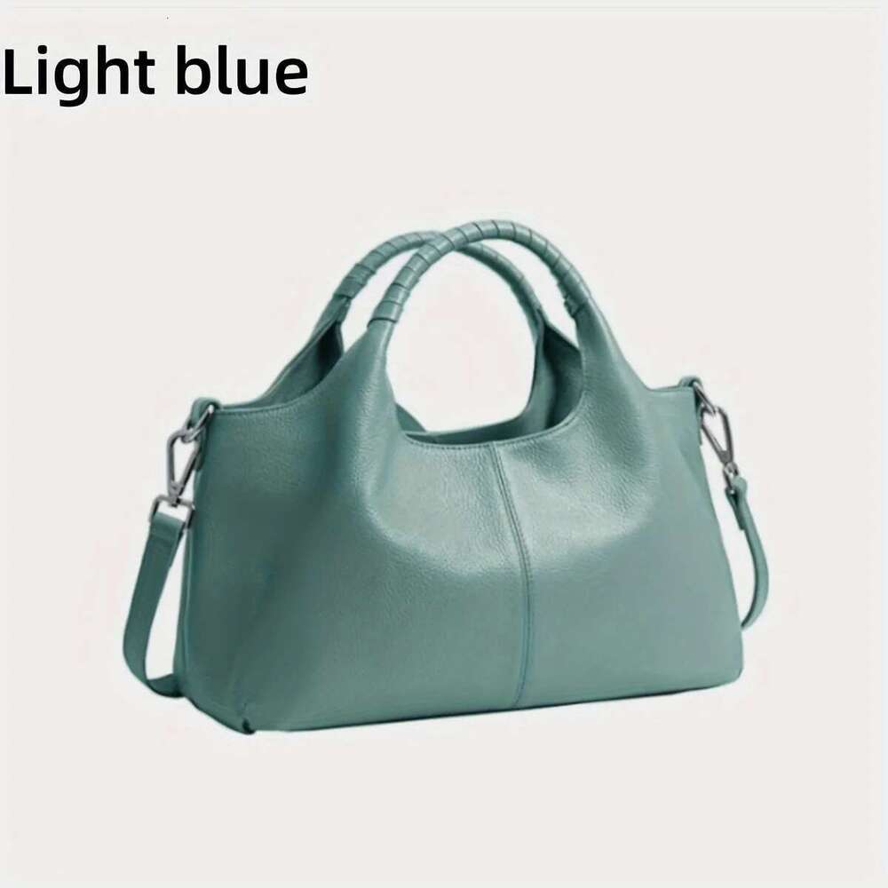 Simple Fashion Trend Men's And Women's Temperament Large Capacity Pu High-End Tote Bag