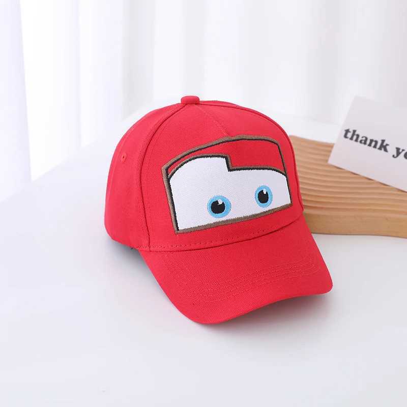 Disney Anime Car Childrens Baseball Hat Korean Preschool Baby Hat Boys and Girls Fashion Outdoor Childrens Hip Hop Snapshot Sun HatXJ250425