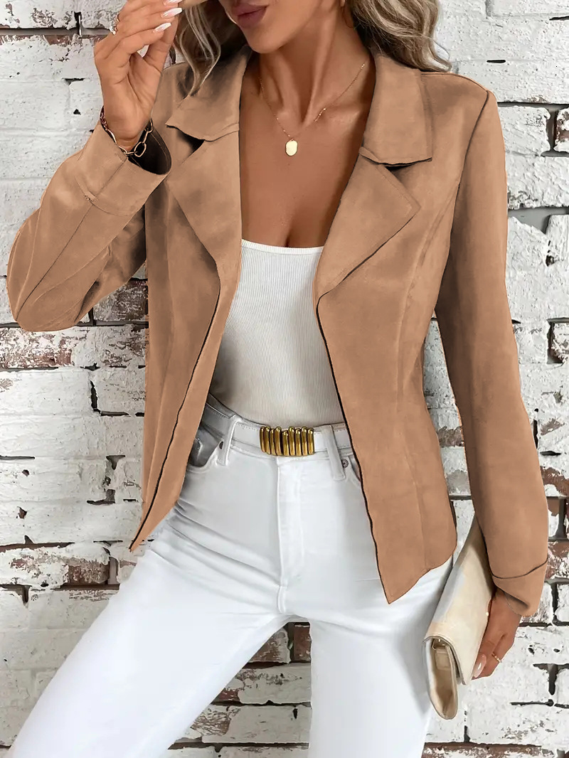 2024 autumn and winter temperament slim fit and slimming womens jacket cardigan jacket for women