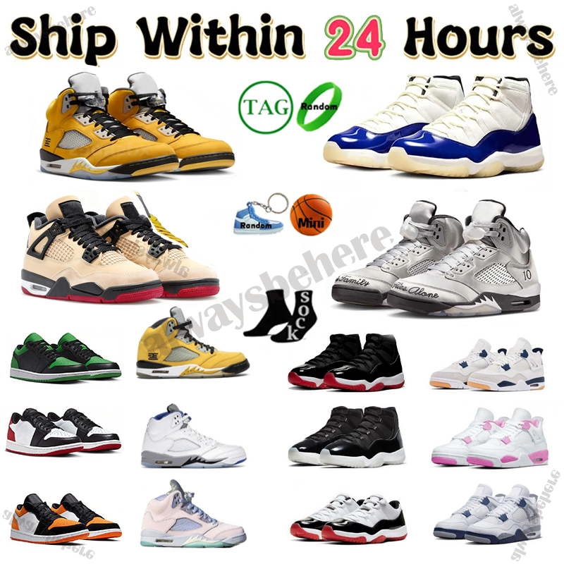 1s 4s 5s 11s With Box Designer Basketball Shoes Pizza Black Cats Metallic Reimagined Fire Red cherry Rare Air Cement Cool Grey Olive Men Women Trainers Sneakers