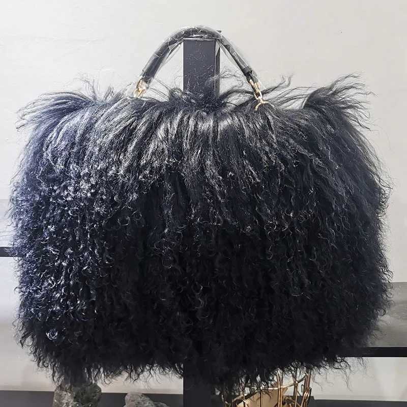 luxury Real Fur Chain Shoulder Bag for Women Designer Purses and Handbags Womens Party CluTCh Crossbody Bag High Quality K251125
