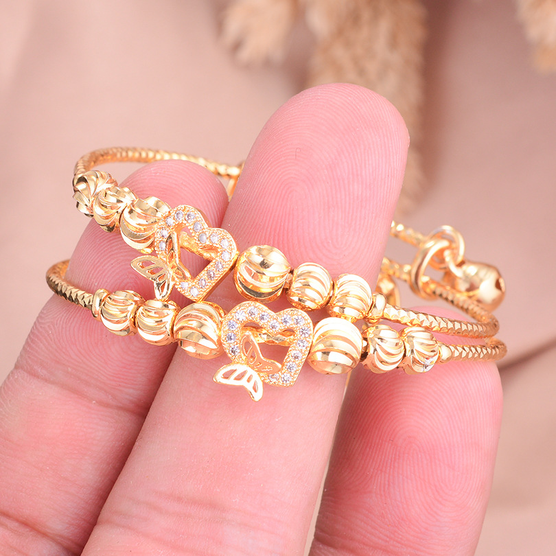 new Styles Dubai Gold Color Bangles Promotion Sale Birthday Gifts Bracelets designer bracelet women luxury jewelry gold mens bracelet Gifts for childr - view 4