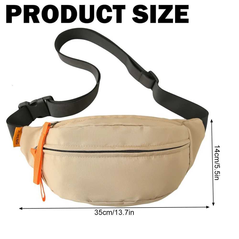 Water Repellent Fanny Pack Crossbody Chest Waist Bag with Zipper Pouch Adjustable Strap for Travel Running Hiking CyclingT251126