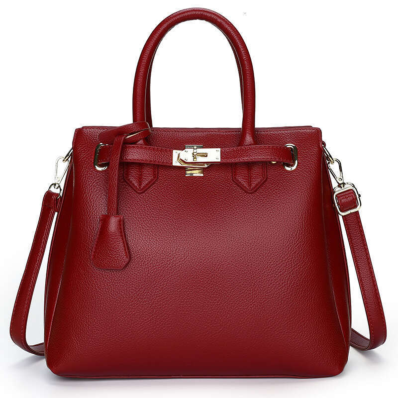 Handbag Autumn Winter New Platinum Simple High-end Commuter Women's Fashion Large Capacity Tote Bag Cross-border