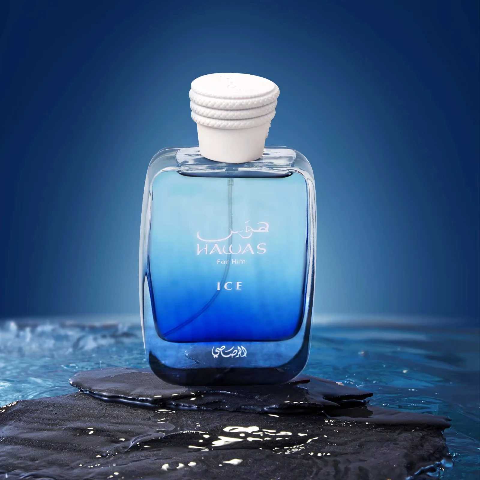 100ML RASASI Hawas Ice Pheromone Fragrance Arabian Womens Perfume Pheromone Cologne for Man Attract The Opposite Sex Makeup C251126