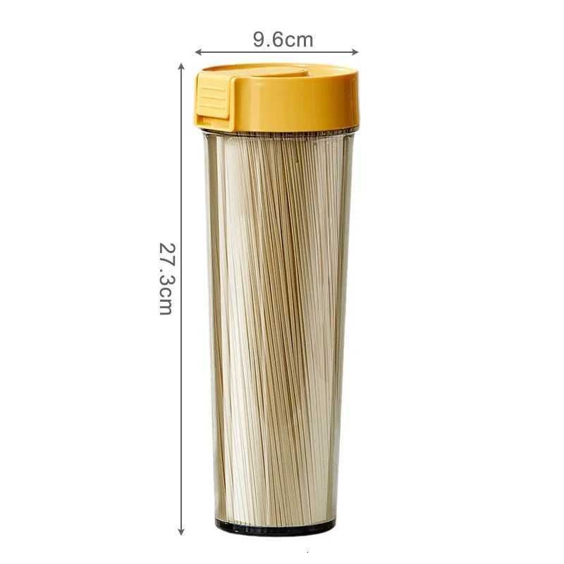 Kitchen Noodle Spaghetti Container Sealed Pasta Storage Box Quantitative 120g Food Keep Fresh Box Refrigerator Organizer Y251126