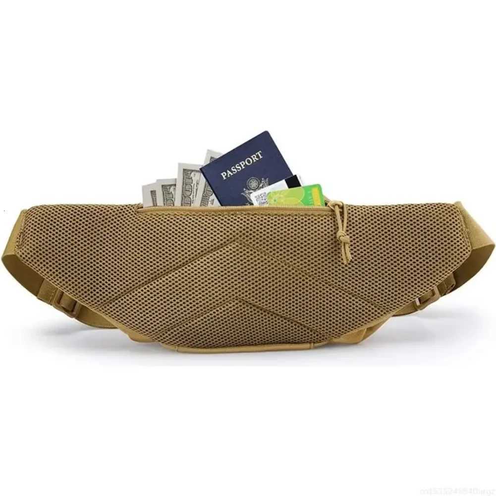Tactical Waist Pack Outdoor Hiking Waist Bag Running Sports Functional Bag Cycling Bag Bum Bag Multi-functional Tool ShoulderT251126