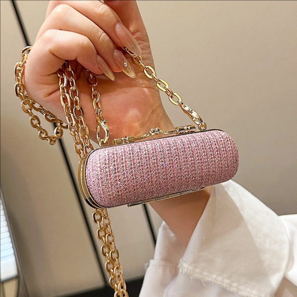Chic Designer Minimalist Tote featuring Sparkling Jewels: A Stylish Companion for Parties & Beauty Essentials