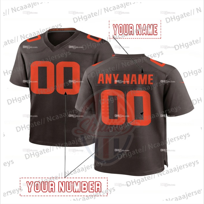 12 Shedeur Sanders 95 Myles Garrett Jersey 4 Deshaun Watson Brown 3 Jerry Jeudy Jeremiah OwusuKoramoah Jerome Ford Amari Cooper Elijah Moore David Njo