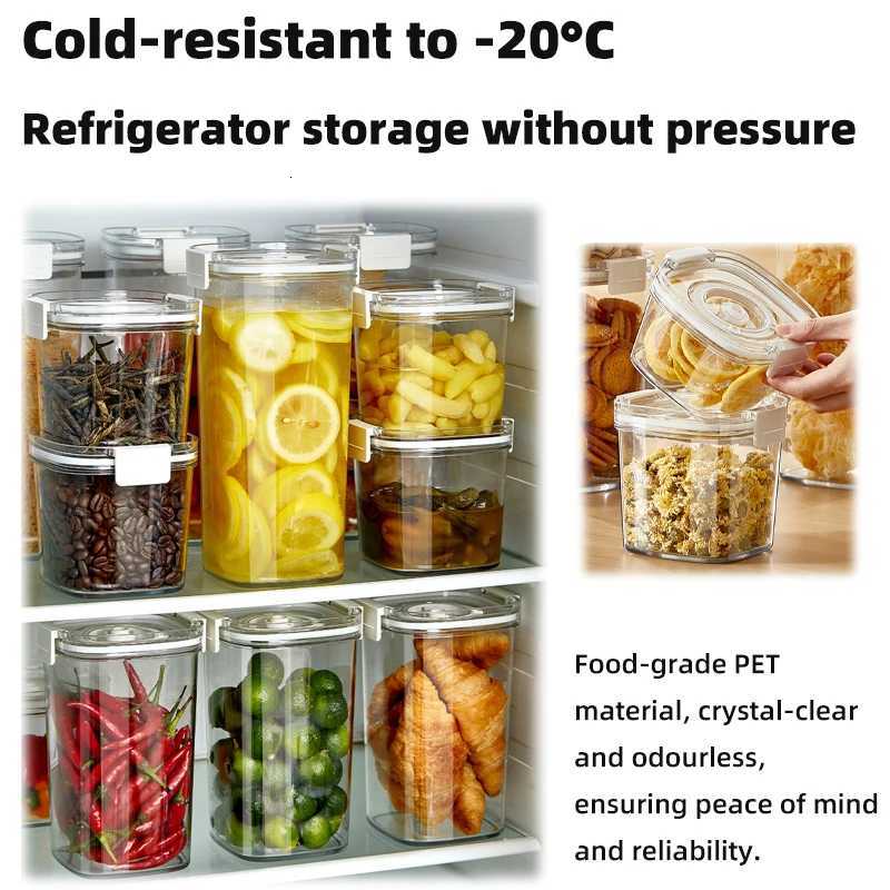 Vacuum-sealed Container Moisture-proof Seng Jar Coffee Bean Storage Jar Electric Vacuum Pump Kitchen Grain Sweet Storage Box Y251126
