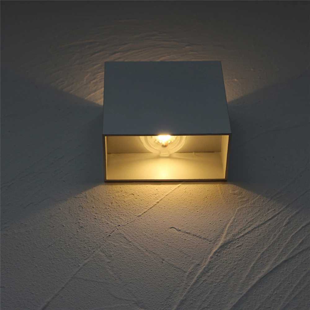 Modern 6W LED Indoor Wall Lamp Dimmable Up and Down Light Home Lighting Aisle Living Room Decoration Sconce Aluminum Wall Light M251126