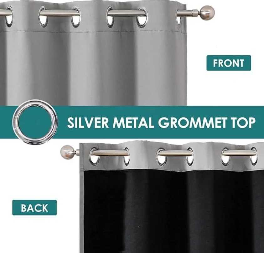 Christmas 2pcs/set Christmas Themed Curtains Xmas Tree Winter Snowflake Reindeer Print for Festive 2025 Home Decoration Window Curtain Y251126