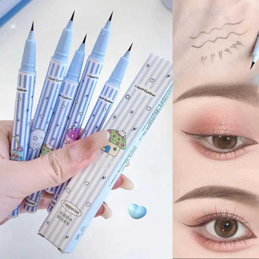Cappuvini Ultra-fine Waterproof and Smudge-proof Liquid Eyeliner Natural Smooth Long-lasting MakeupT251126
