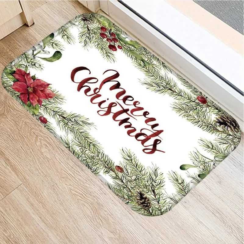 Anti-slip in Multiple Scenes Christmas and New Year Decorative Floor Mats Suitable for Living Room and KitchenM251126