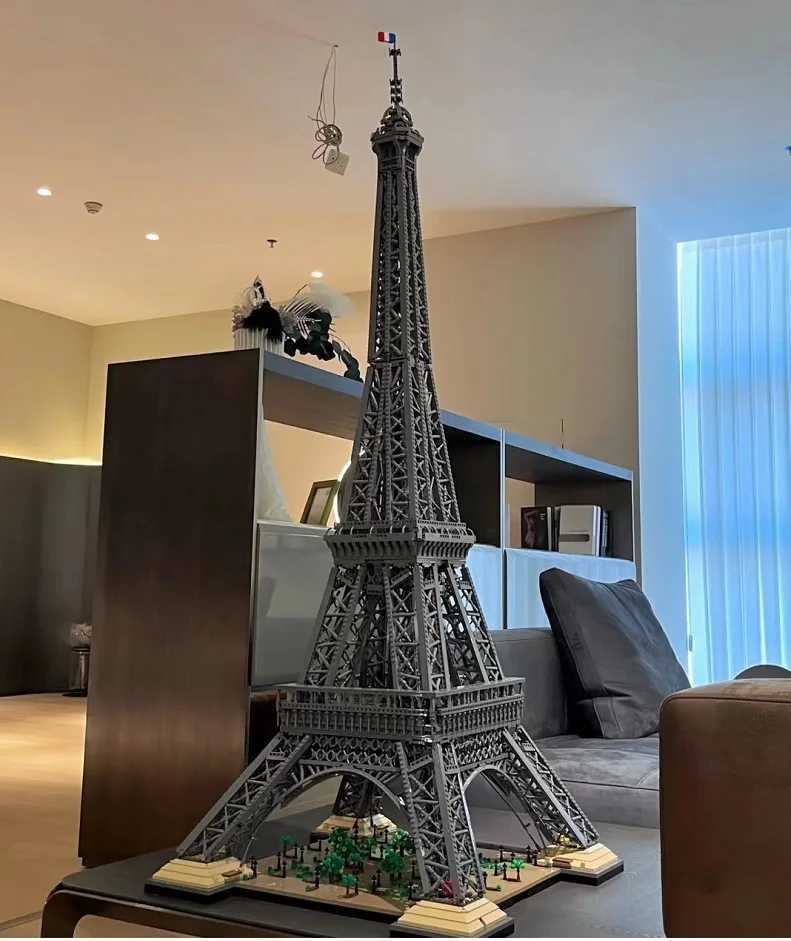 Original Box Christmas Birthday Gifts 10001 Pcs Large The Eiffel Tower Building Blocks Christmas Bricks Toy Compatible 10307T251126