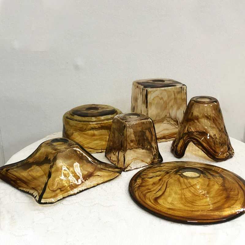 Nordic style retro Japanese style brass glass wall lamp Home bar restaurant bedroom bedside lamp personality wall lamp M251126