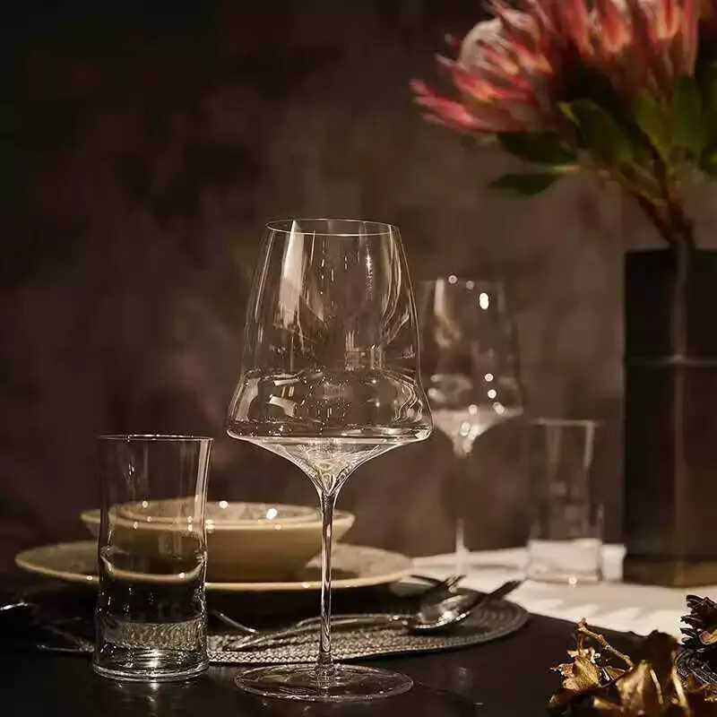 Cloud Design Ultra-thin Bordeaux Red Wine Glass Crystal Thin Stem Burgundy Goblet Light Luxury Wedding Party Champagne Flute Cup C251126