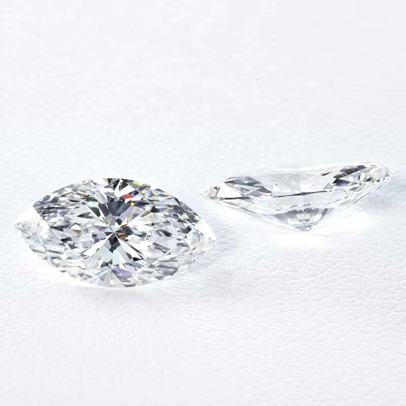 HPHT CVD Loose Diamond IGI GIA Certified Marquise Cut White Lab Diamond Excellent D E F Color VVS VS Lab Grown Diamond