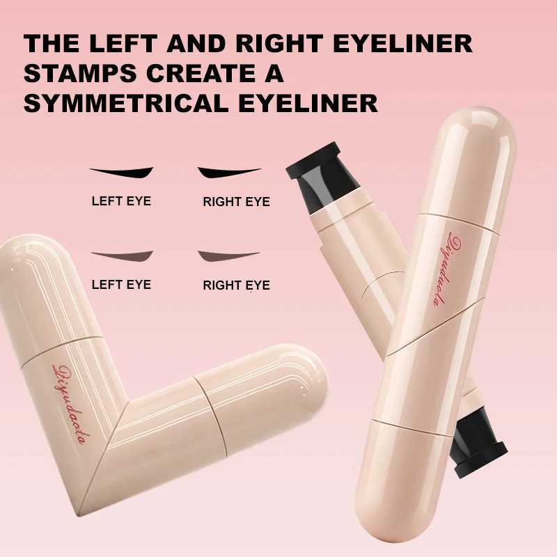 Waterproof Rotating Eyeliner Stamp Pen Sweat Proof Long Lasting Easy to Use for Beginners Lazy Makeup Perfect for DailyT251126