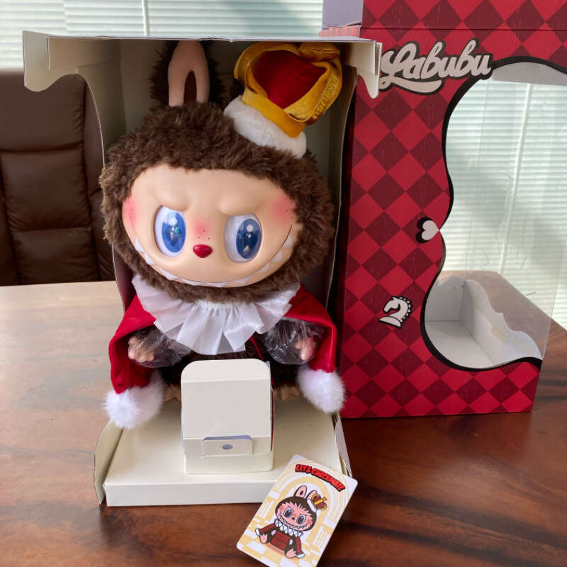 Labubu The Monsters Let's Checkmate Series Vinyl Plush Toys Doll King Queen Hanging Card Pendant Keychain PPM New Year Gifts For Girls