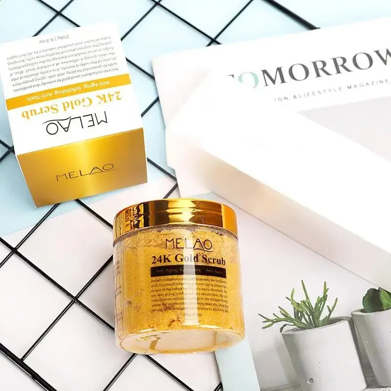 24k Gold Facial Mask Exfoliating Body Scrub Anti Acid Treatment Anti Wrinkle Whitening Female Skin Care Product 250424