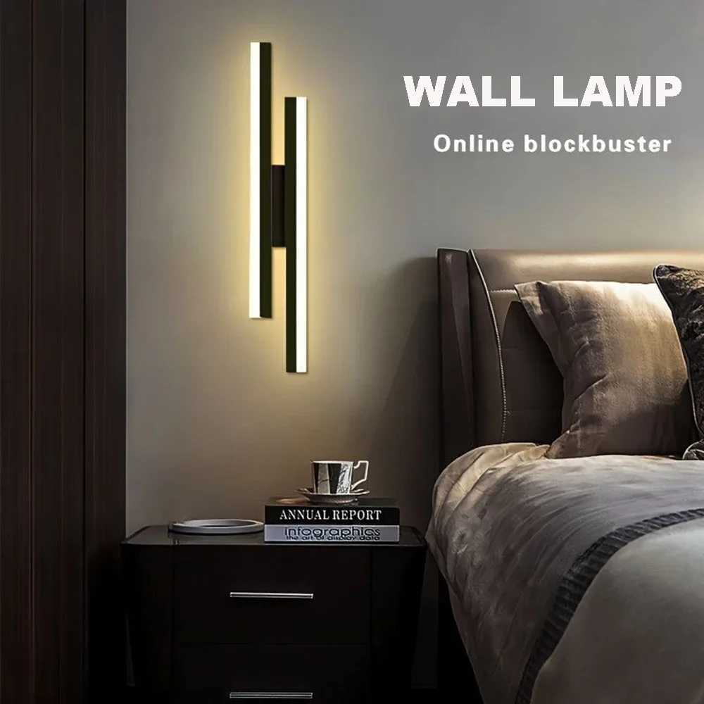 Indoor LED Wall Light Modern Minimalist Wall Lamp Iron Acrylic Bedroom Living Room Corridor Staircase Sconces Scandinavia Style M251126