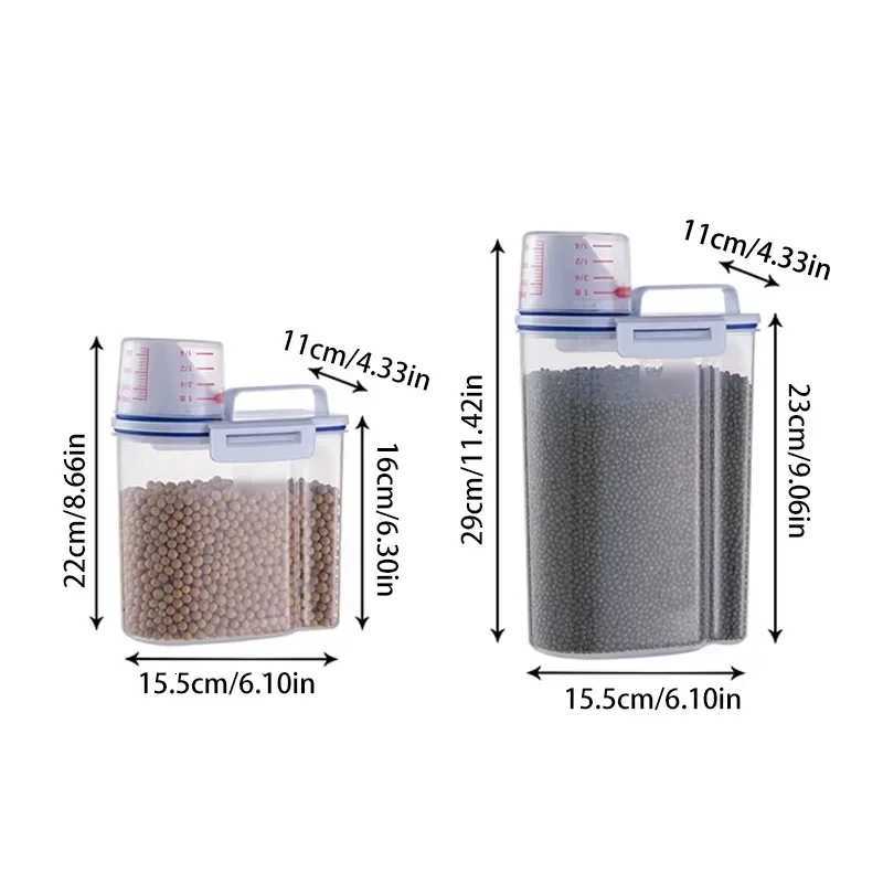 Large Airtight Pet Food Storage Container - Durable Easy Clean Stylish Design for Dog Cat Food - Premium Quty Y251126