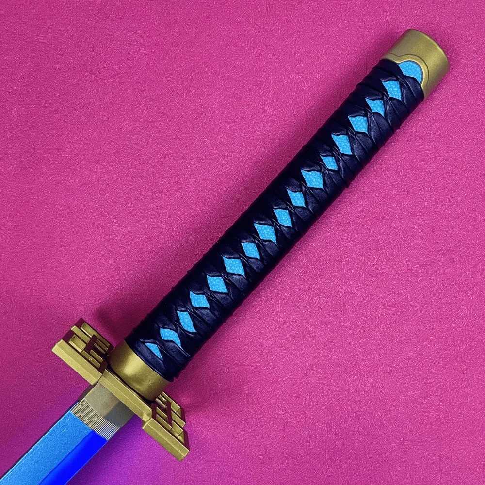 40inch Tokito Muichiro Luminous Katana Led Light Anime Cosplay Prop Demon Slayer Sword Real Size Japanese Katana Samurai Sabre L251125