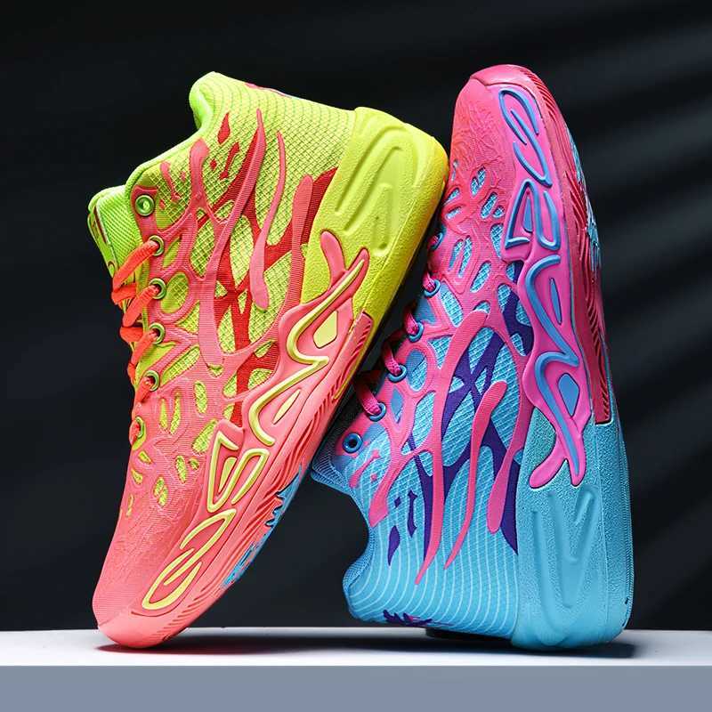 Mens basketball shoes for on-site training high top comfortable anti slip sports shoes luxurious lace flat sports shoes Z250425