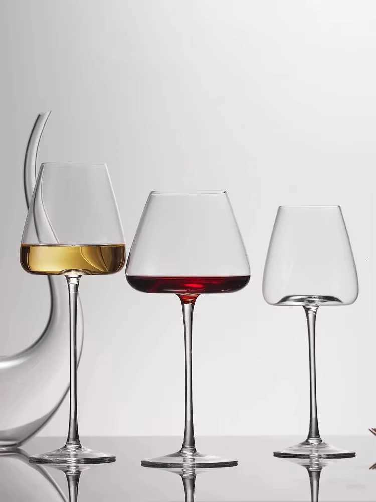 720ml Large European Wine Glasses Burgundy Clear Red Wine Glasses High Value Crystal Glass Grape Champagne Glasses High Capacity C251126