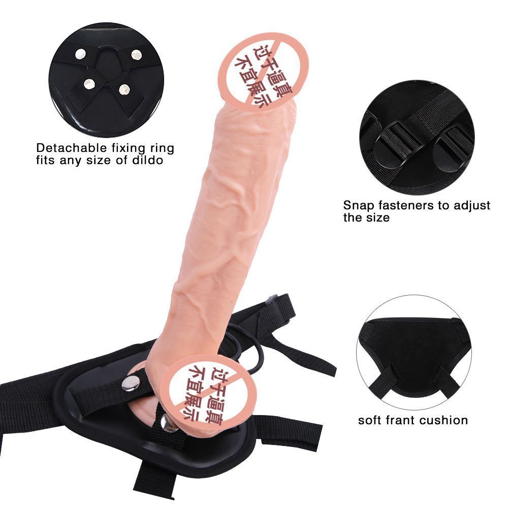 AMABOOM Strap on Giant Huge Dildo With Pants Super Big Dick Anal butt Large Dong Realistic Penis Sex Toys For Women Y200410