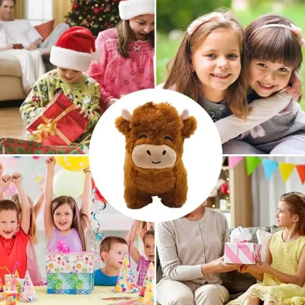 Hot Realistic Fluffy Bl Highland Cow Legend Plushie Realistic Plush Toy Fluffy Highland Cow Soft Toy Stuffed Doll C251202