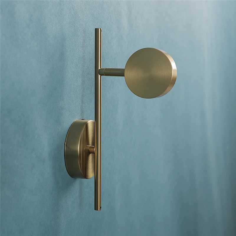 Minimalism LED Wall Lamp Nordic Rotation Adjustable Metal Wall Lights Bedroom Living Room Aisle Study Reading Lighting Fixtures M251126