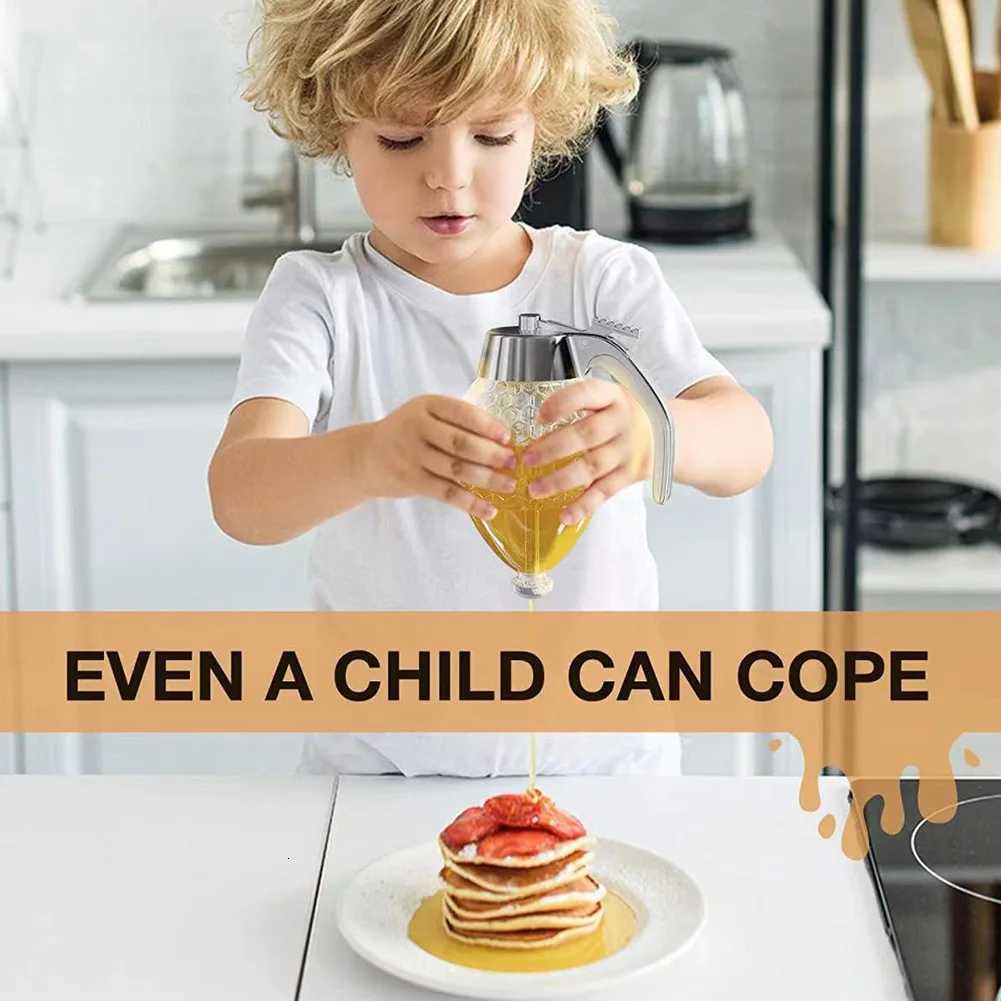 Honey Squeeze Storage Kitchen Honey Container Dispenser Honey Syrup Dispenser Pot Vintage Honeycomb Bottle Y251126