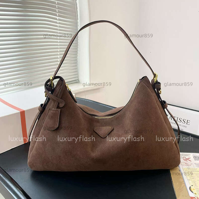 Shoulder Bags Designer Bag Suede Brown Autumn and Winter New Large-capacity Lightweight Shopping Totes Handbags
