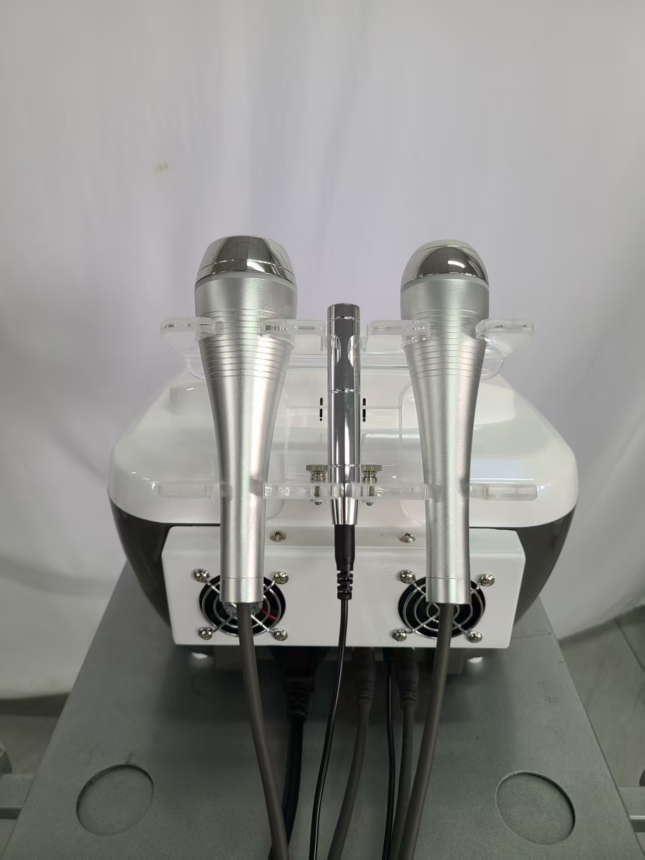 Professional Ultrasonic Electroporation Facial Device with Tripolar Ultrasonic Technology for Deep Skin Penetration and Active Ingredient Absorption N