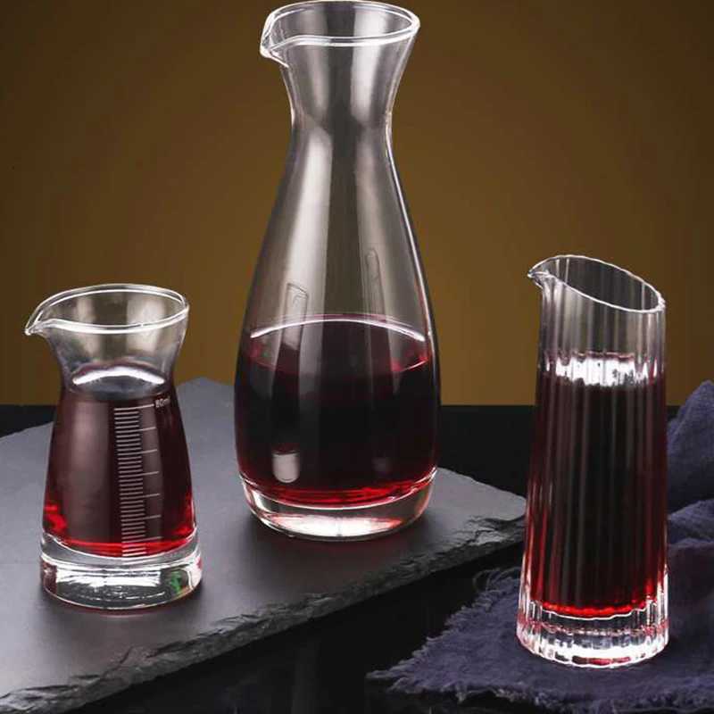 125ml Wine Dispenser Vertical Stripe Spirits Tool Household Crystal Glass Transparent Small Capacity Cups for Bar Wholesale Cups C251126