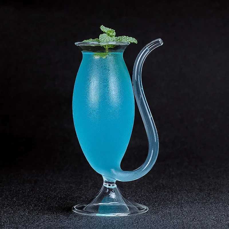 Creative Cocktail Glass Wine Whiskey Glasses Transparent Juice Milk Beer Cup For Party Home Bar Night Party C251126