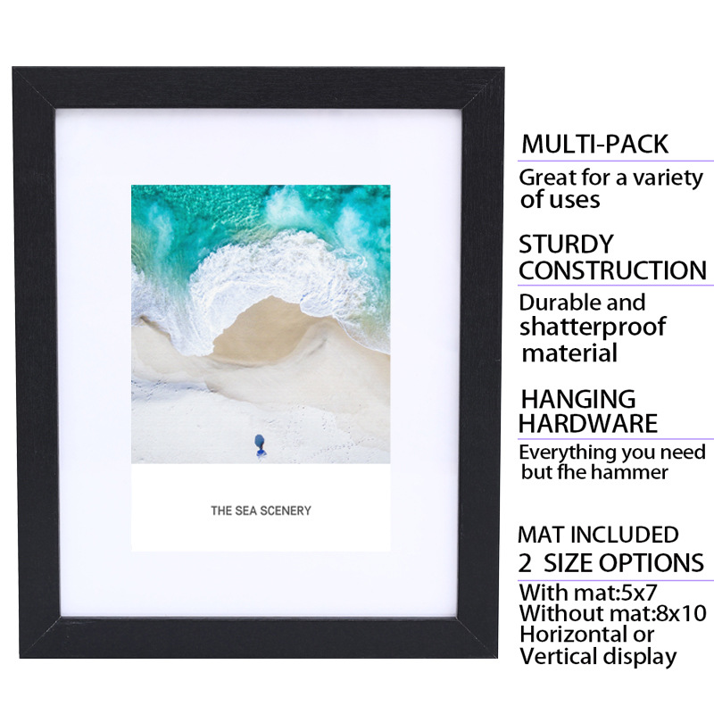 Wooden transparent DIY commemorative combination picture frame decoration gift photo wall H260306