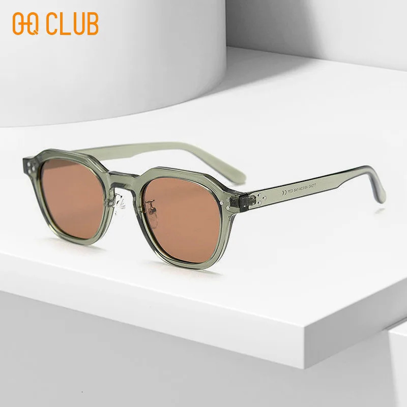 OQ CLUB Korean Style Sunglass Men Sunglasses Retro Trends Glasse Uv400 Eyepieces in Sonzya Lunette Eyewear Man 251126