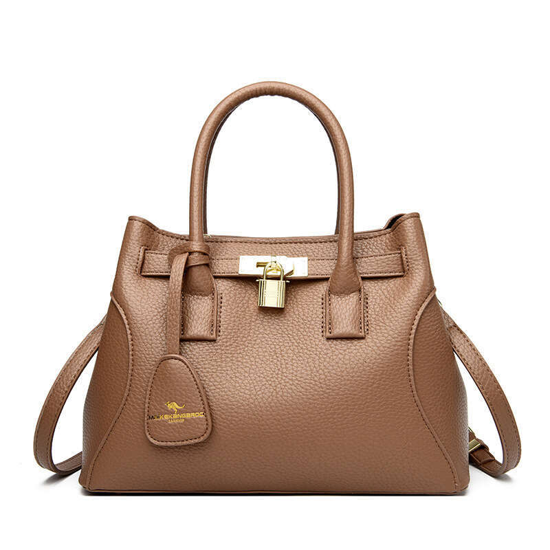 Handbag New Fashion Simple Platinum High-end Versatile Women's Crossbody Mom Bag Cross-border