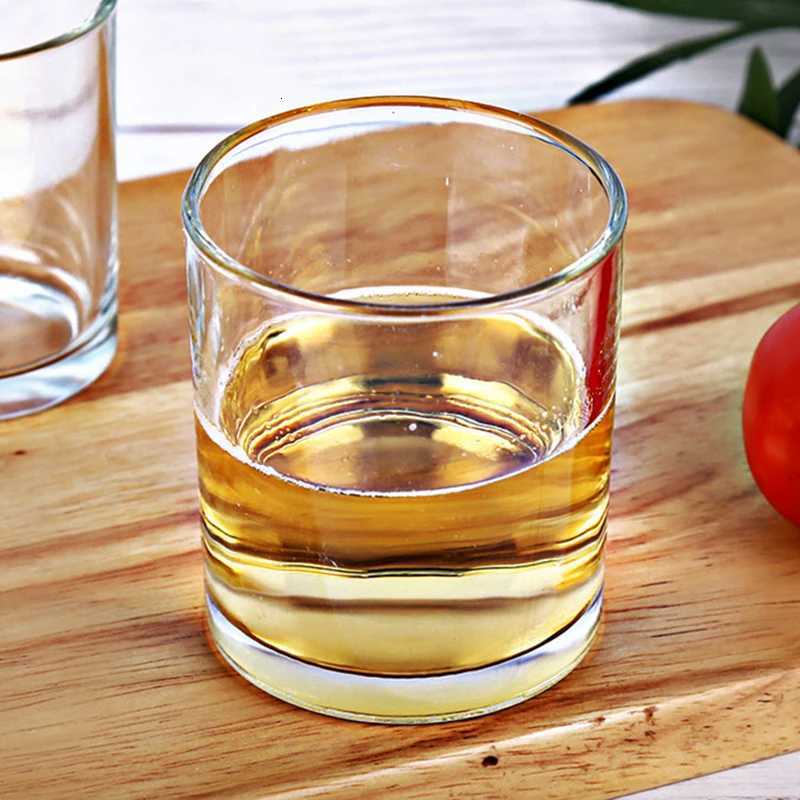 180ml/230ml Coffee Cups Wine Glasses Wedding Water Bottle Light Drinkware Transparent Teaware Fashioned Rocks Glasses Tumblers C251126