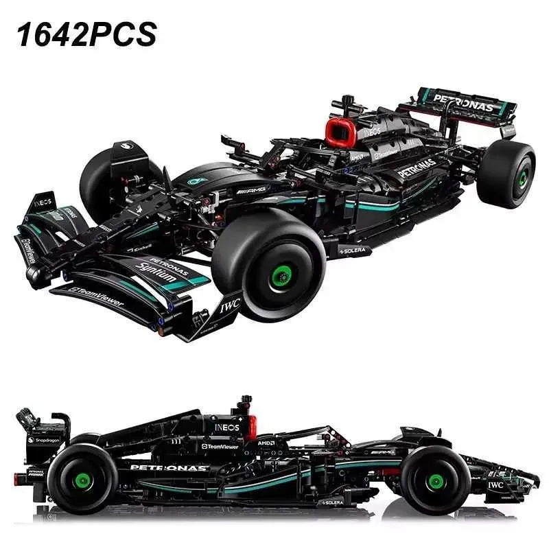 F1 W14 E Performance Speed Car Building Blocks 1642PCS DIY Model, Compatible with 42171 Technical Vehicle Toy Gift for Children